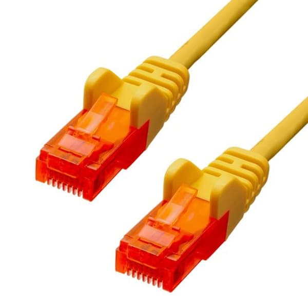 ProXtend CAT6 U/UTP CCA PVC Ethernet-kabel Gul 5m