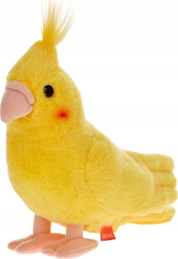Mascot Papegøje gul nymfe 20cm 13856