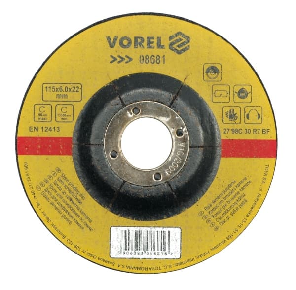 SLIBESKIVE TIL METAL 125X6.8X22