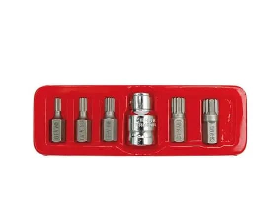 SPECIELLE SPLINE NØGLER M5-M12 6 STK.