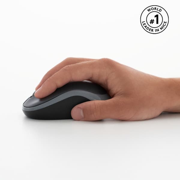 Logitech Mus og Tastatur Sæt MK270 - US Layout - Sort