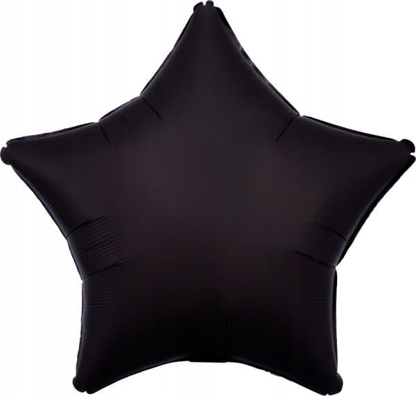 Folieballon Lustre Black sort stjerne 48cm 9914115