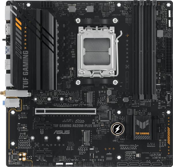 ASUS Bundkort TUF Gaming A620M-Plus WiFi - Socket AM5 - AMD A620
