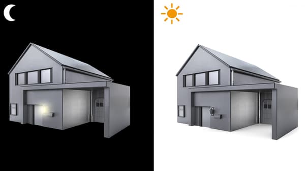 Tusmørkesensor NIGHTMATIQ MAX.1000W IP54 hvid