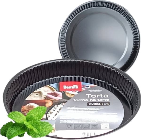 BERRETTI TORTA FORMANA RIVEN 28X4CM BR-8730