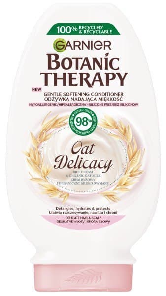 Garnier_Botanic Therapy Oat Delicacy balsam til sart hår og hovedbund 200ml