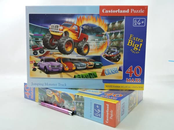Puslespil 40 maxi - Hoppende Monstertruck CASTOR