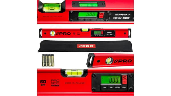 Elektroninen vatupassi IP65 PRO900 DIGITAL 60CM + suojus