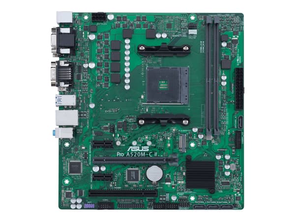 ASUS Bundkort Pro A520M-C II/CSM - micro ATX - Socket AM4 - AMD A520