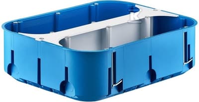 Simet Elektrisk installationsboks P6x60D 60mm multiboks blå - 32174203