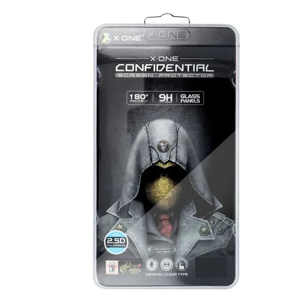 X-ONE Full Cover Extra Strong Privacy hærdet glas - til iPhone 11 Pro (full glue) sort