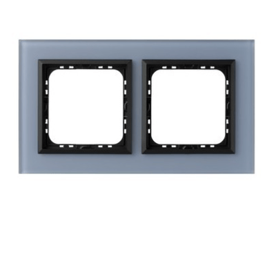 SONATA Ram dubbelblått frostat glas R-2RGC/80/33