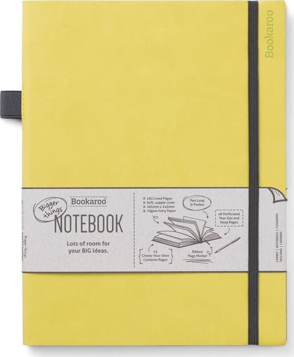 Bookaroo Muistikirja iso - Lime