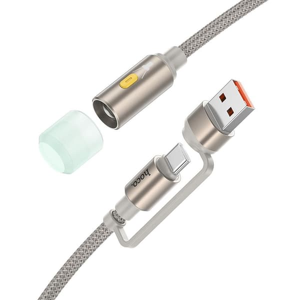 Hoco USB-A–USB-C-kaapeli 0,3 m kulta