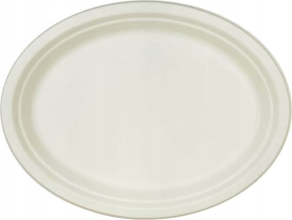 Engångstallrik Arpex sockerrör oval 26x19cm 6 st (KG9755)