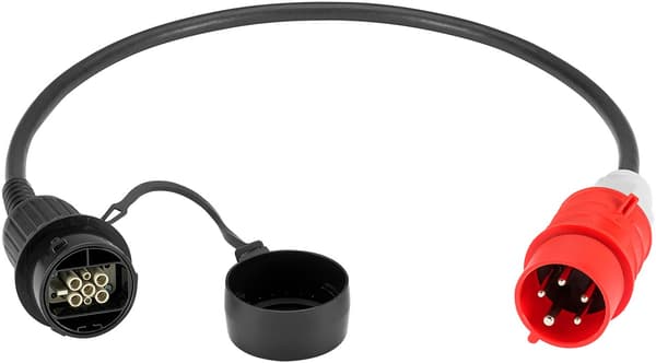 Adapter til opladning CEE Universal, op til 11 kW, 3-faset, 64705