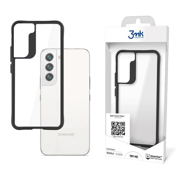 3MK SatinArmor + Cover Sam S901 S22 Militær Kvalitet