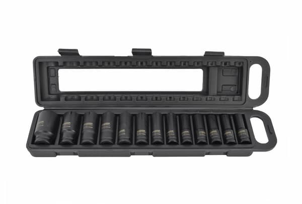 AWTOOLS LANG SLAGNØGLESÆT 1/2\" 13 dele 10-32mm BLACK LINE