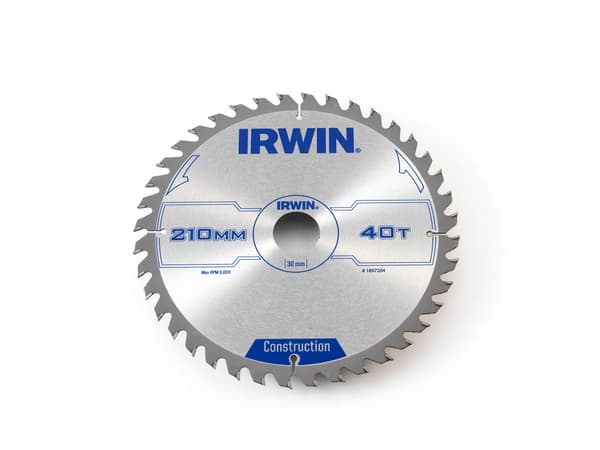 RUNDSAV 210x30x2,5mm 40z ATB KONSTRUKTION IRWIN