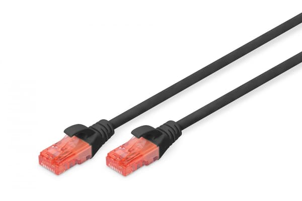 DIGITUS Professional patchkabel - 1 m - sort