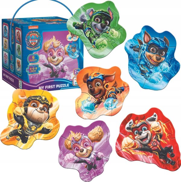Puslespil 4-8 Paw Patrol 6i1