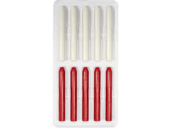 WAX BAR FARVEBOKS SÆT 10 STK 85MM