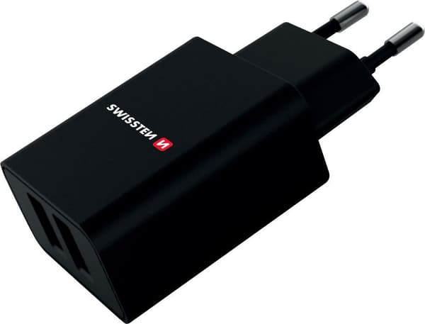 Swissten Batterioplader 2x USB-A 2.1 A (22033000)