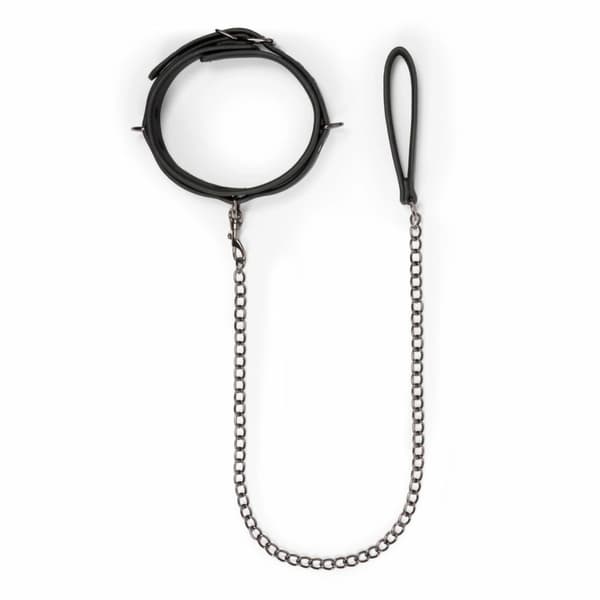 Set bdsm bondage mjuk huva snodd kedjesvans