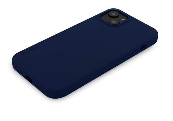 Decoded AntiMicrobial Silicone Bagsidecover iP 14 Plus Navy Peony