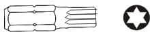 JONNESWAY END TORX T45 x 30mm 6-kat.10mm