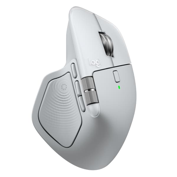 Logitech MX Master 4 för Mac-mus, vit