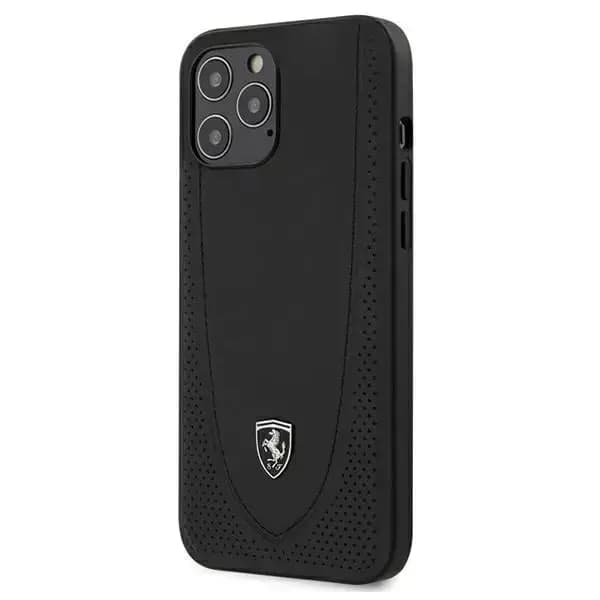 Ferrari FEOGOHCP12LBK iPhone 12 Pro Max 6.7\" sort/sort Hardcase Off Track Perforated
