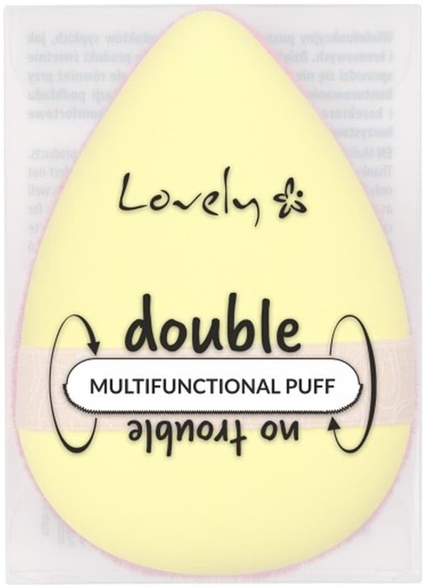 LOVELY_Double No Trouble Monitoiminen Puff meikkisieni