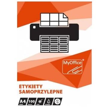 MyOffice-etiketit A4 MyOffice 105 x 74 mm (100)