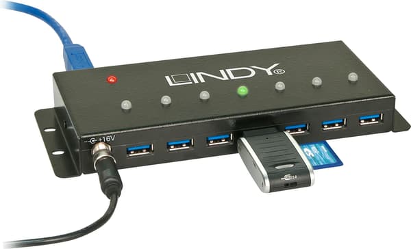 Lindy USB HUB 7x USB-A 3.0 (43128)
