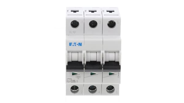 Eaton afbryder 3P C 25A 6kA AC PL6-C25/3 286603