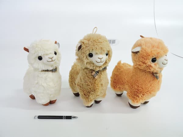 Alpaca 3 farver 25cm 152251 MIX pris for 1 stk