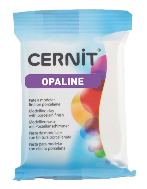Modellera Cernit Vit Halvtransparent 56 g