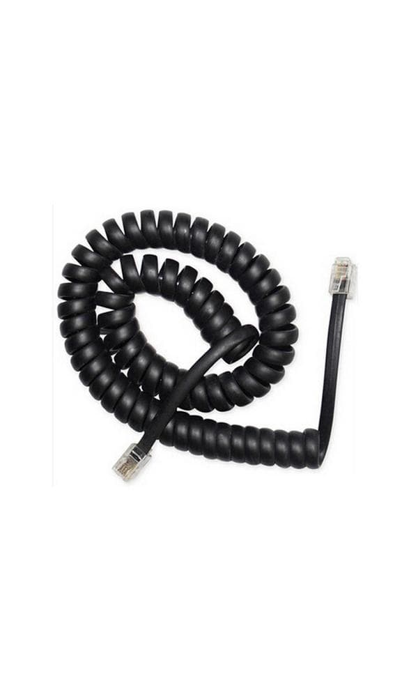 Gembird spiralkabel för telefonlur, RJ10 (4P4C), 2m, svart