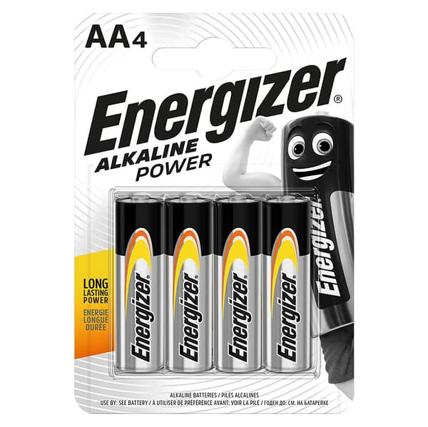 Energizer Batteri AA/LR6 Alkaline Power 4-pak