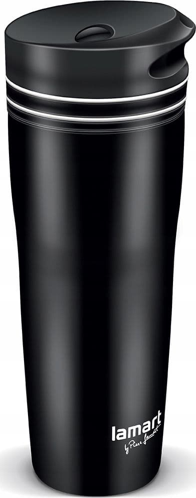 LAMART Termosmugg MANQ LT4049 (Svart/Vit)