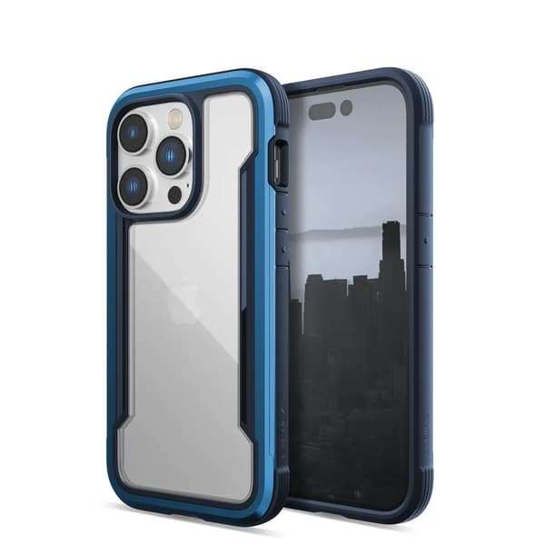 Raptic X-Doria Shield Cover iPhone 14 Pro pansret cover blå