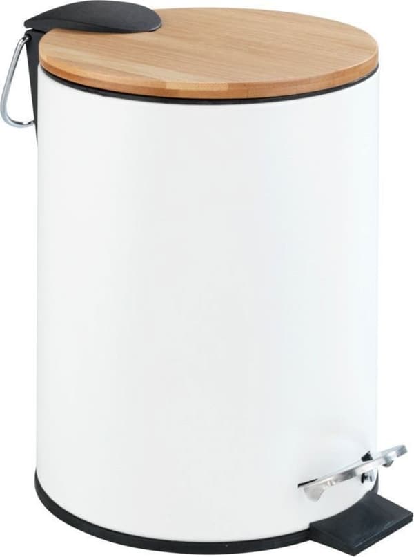 Wenko Wenko Badrumskorg TORTONA, Easy Close, 3 L, mattvit, WENKO