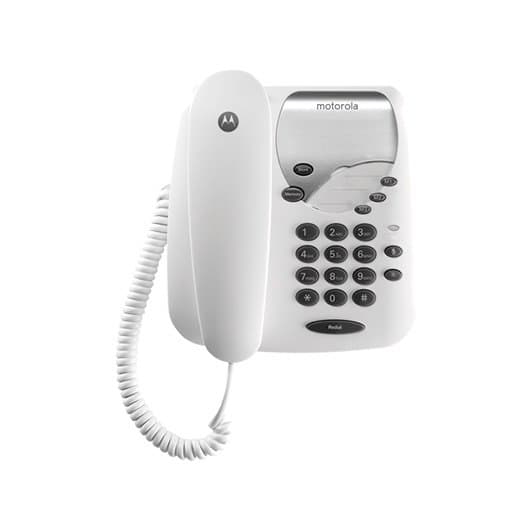 Fastnettelefon Motorola MOT30CT1B Sort Hvid