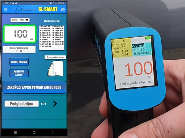 GL-PRO-SMART-PHAZ LAKTYKKELSESMÅLER