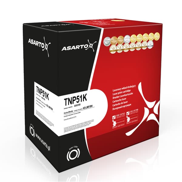 Asarto Toner för Konica-Minolta TNP51K | A0X5155 | 5000 sid. | svart