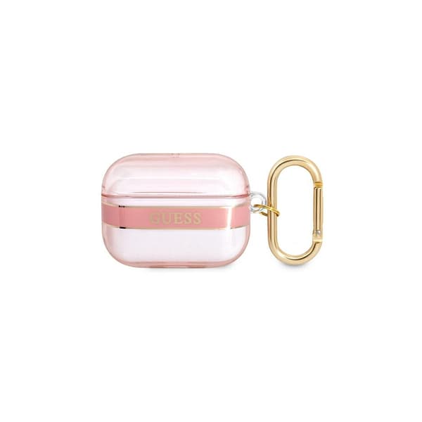 Guess GUAPHHTSP AirPods Pro Cover Pink/Pink Strap Collection