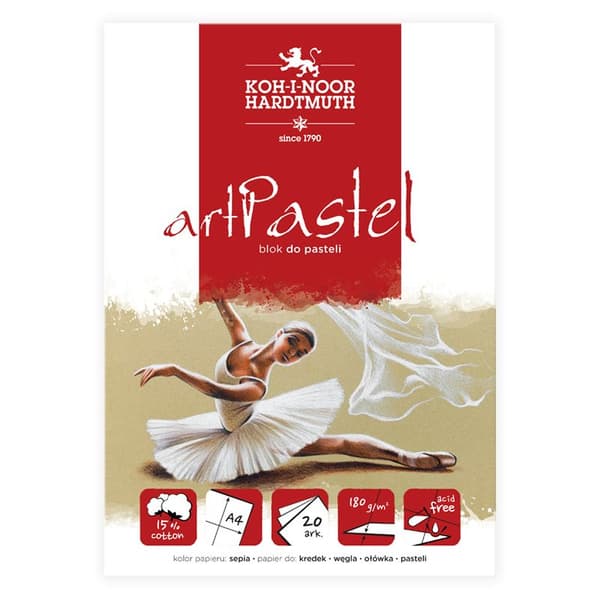 Pastelblok artpastel sepia A4 20K 180g