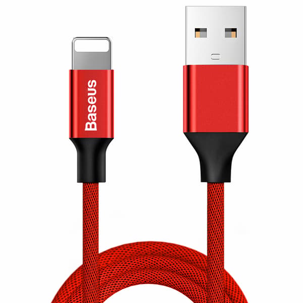 Baseus Lightning Yiven Apple-kabel 2A 1,8m Röd (CALYW-A09)