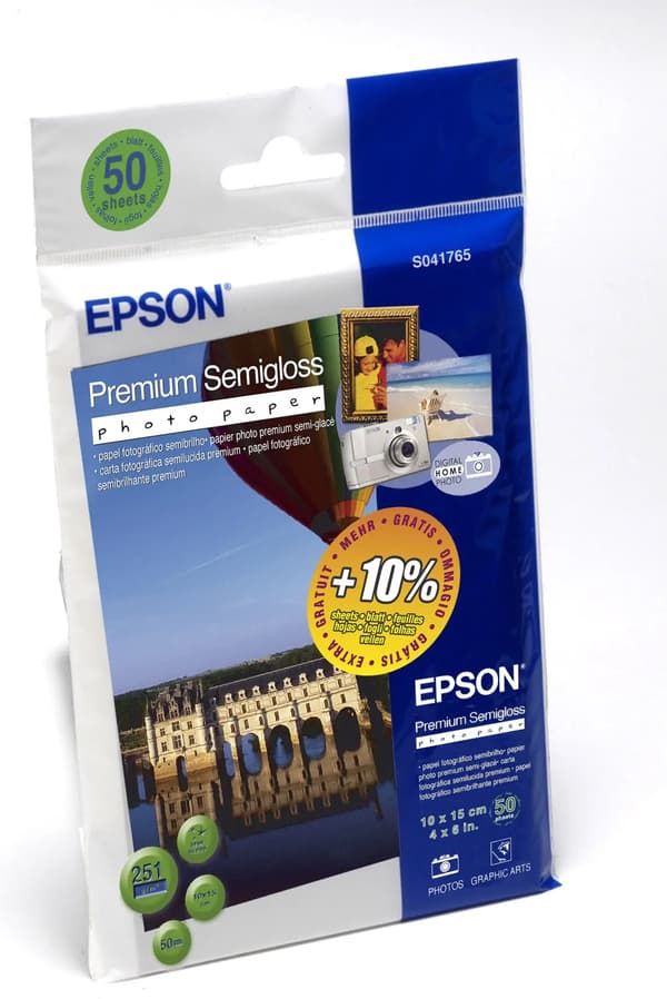 Epson fotopapper för A6-skrivare (C13S041765)